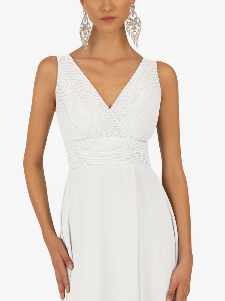 Kraimod Abendkleid mit V-ausschnitt vorne und Rückenausschnitt hinten – Bild 4 von 5