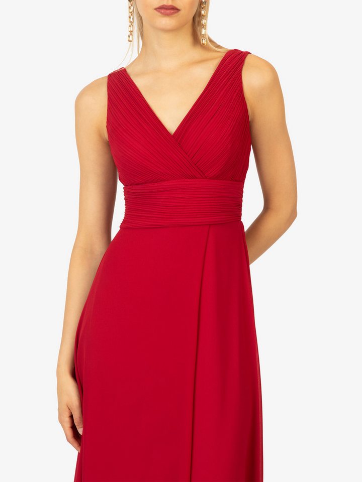 Kraimod Abendkleid mit V-ausschnitt vorne und Rückenausschnitt hinten – Bild 4 von 5