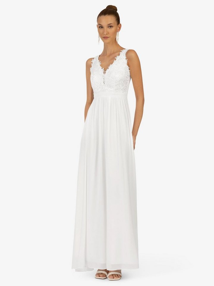 Kraimod Abendkleid Abendkleid mit weich fließendem Chiffon-Rock – Bild 2 von 5