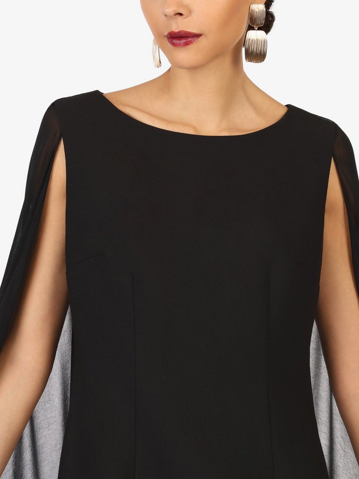 Kraimod Cocktailkleid mit Cape-Ärmeln – Bild 4 von 5