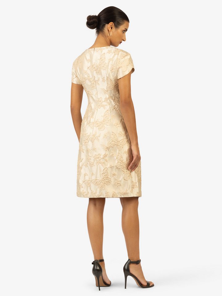 Kraimod Cocktailkleid mit floralem Muster & Puffärmeln – Bild 3 von 5
