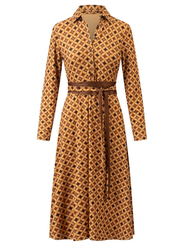 Kraimod Midikleid mit geometrischem Design – Bild 5 von 5