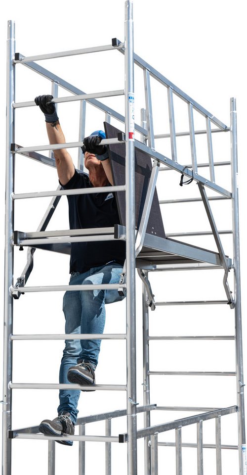 KRAUSE Fahrgerüst ProTec, (Set), Arbeitshöhe: 8,3 Meter – Bild 3 von 5