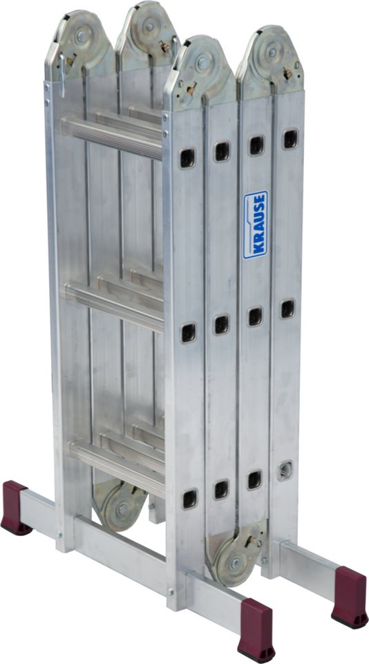 KRAUSE Gelenkleiter Corda, 4x3 Sprossen, inkl. Plattform – Bild 5 von 5