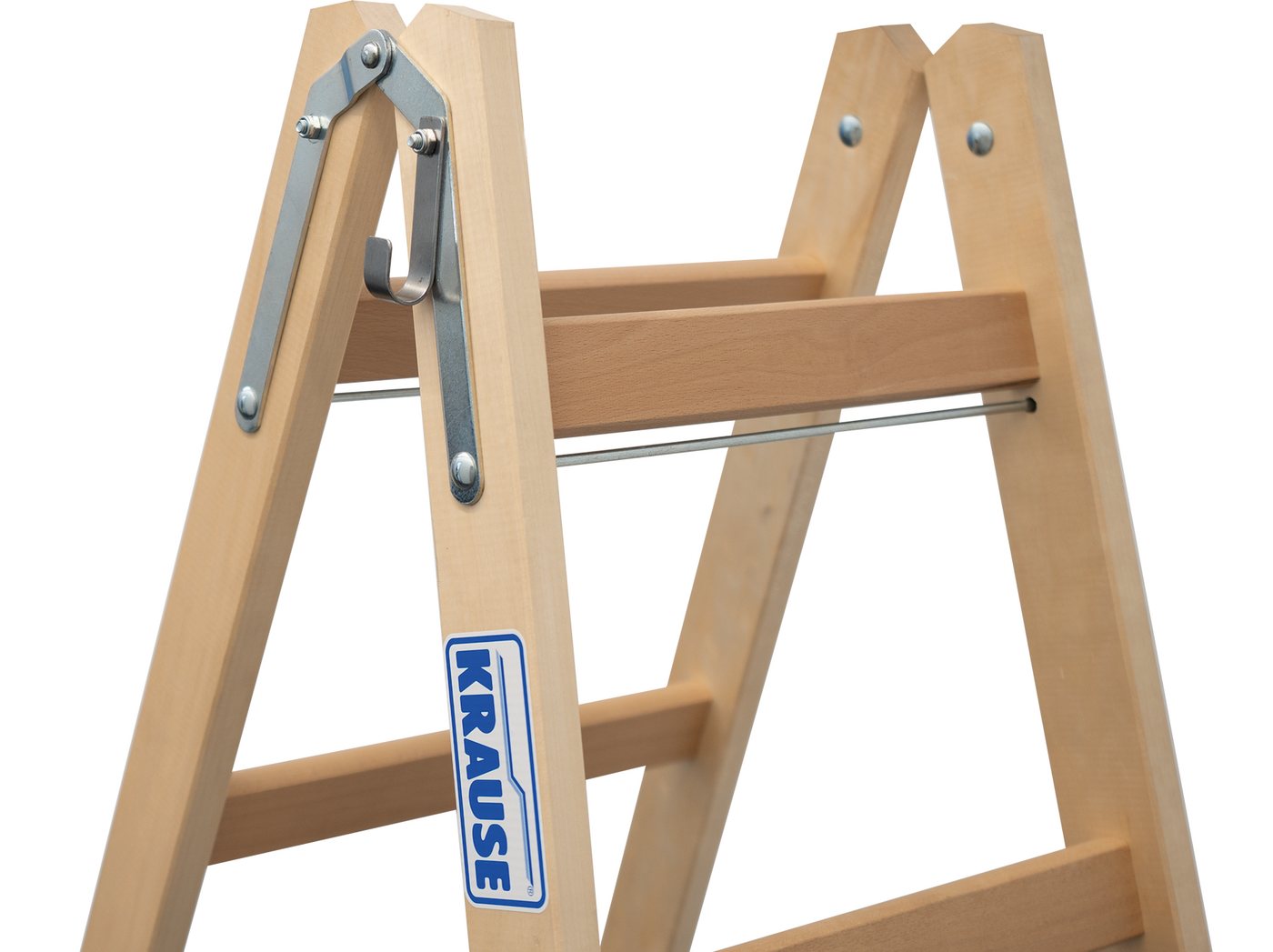 Klapp-Holzleiter 2x5 Sprossen – Bild 4 von 5