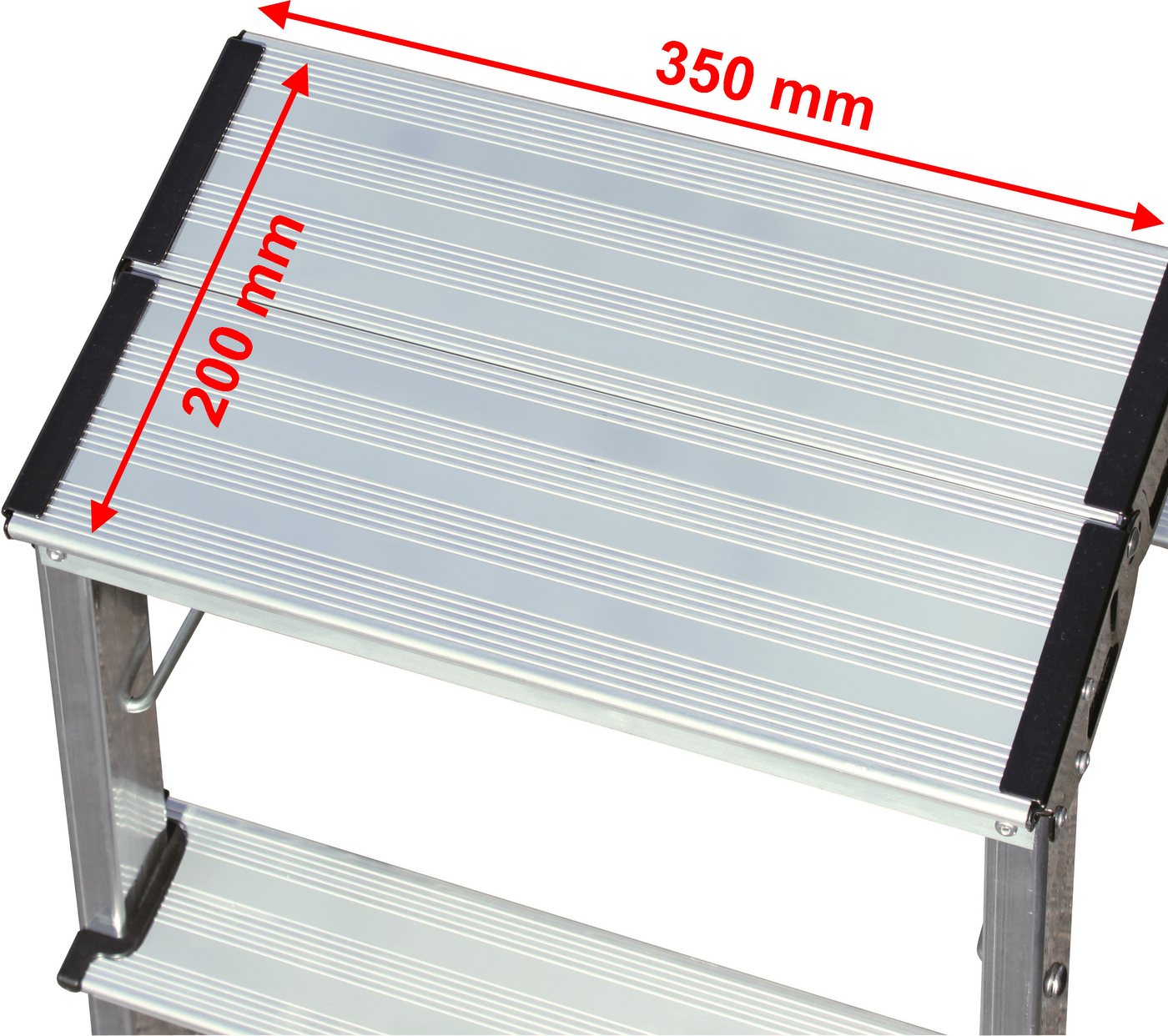 KRAUSE Klapptritt Treppy, 2x2 Stufen – Bild 3 von 5