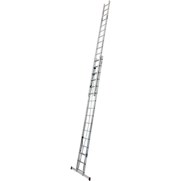 KRAUSE Schiebeleiter Corda Seilzugleiter, 2x16 Sprossen