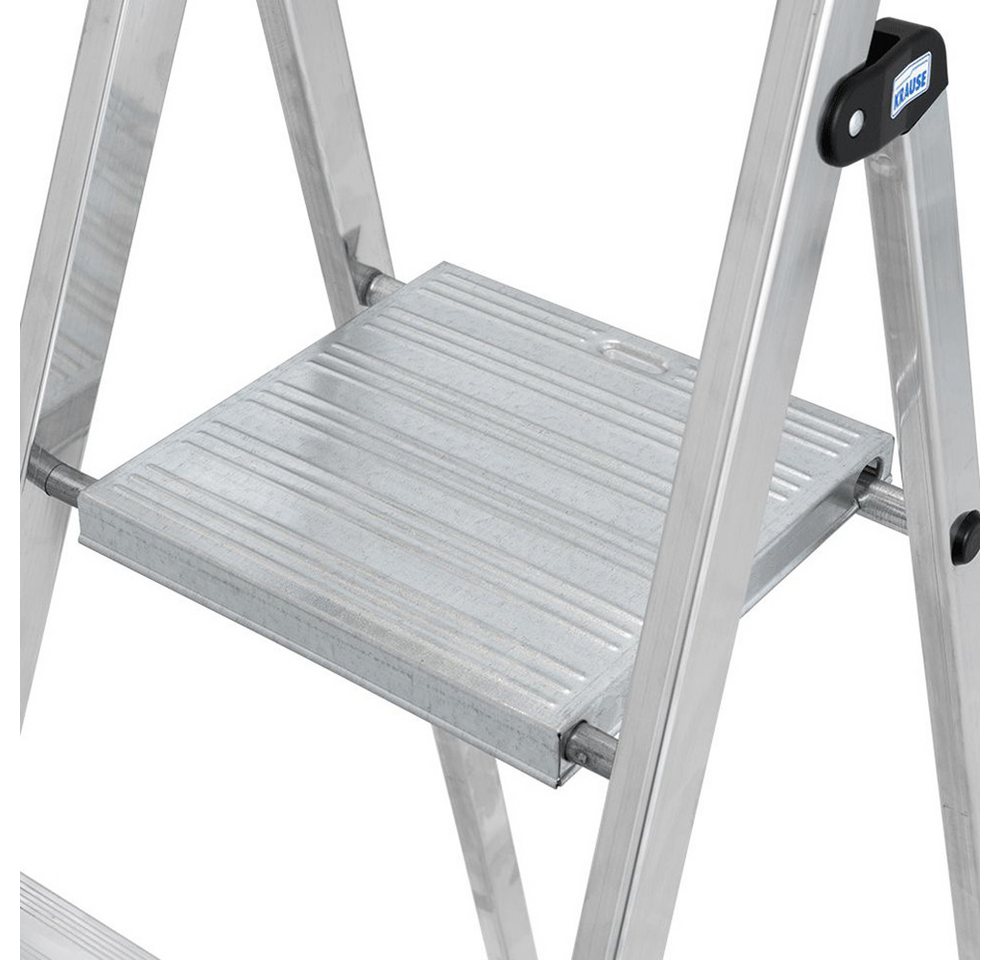 KRAUSE Stehleiter Solidy, Aluminium, 1x7 Stufen, Arbeitshöhe ca. 348 cm – Bild 4 von 5