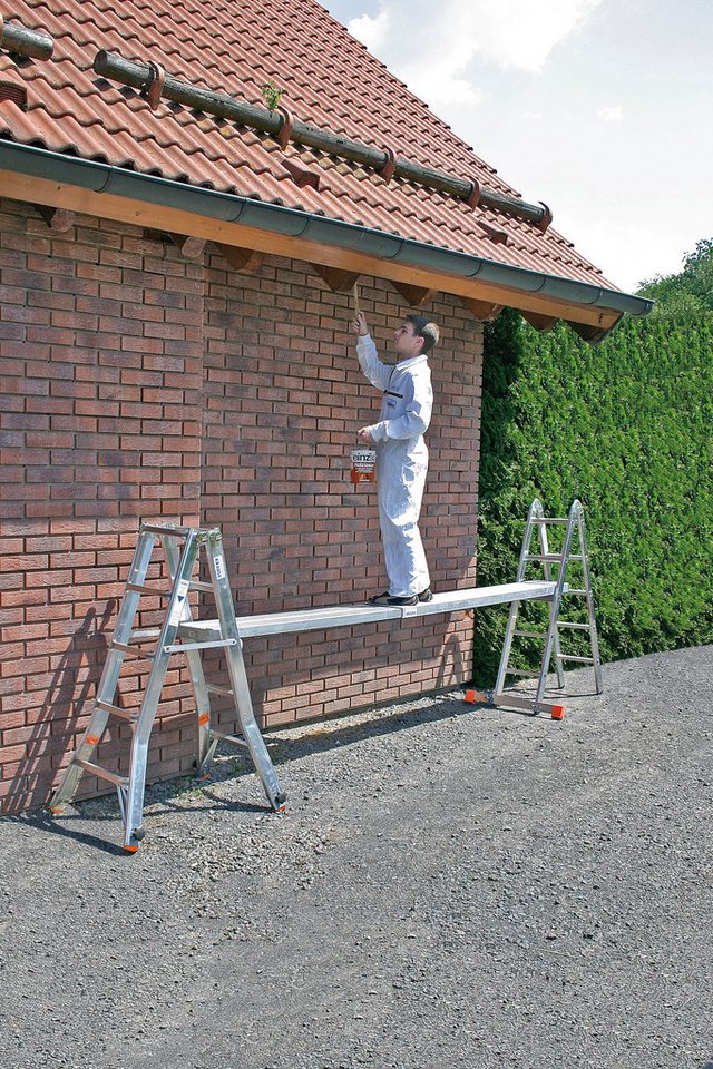 KRAUSE Teleskop-Bohle Teleboard, Länge maximal: 350 cm, Belastbarkeit bis 200 kg – Bild 4 von 5