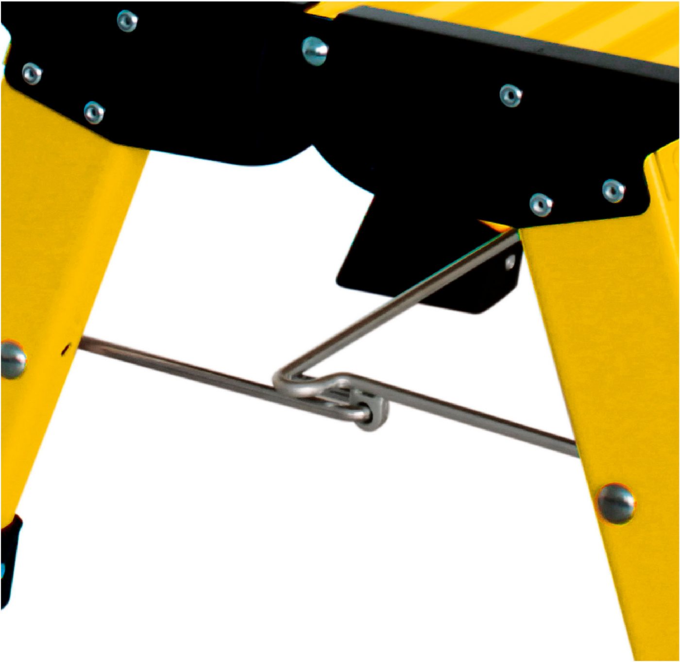 KRAUSE Trittleiter Treppy Plusline Alu, Aluminium, 1x1 Stufen, Arbeitshöhe ca. 220 cm – Bild 4 von 5