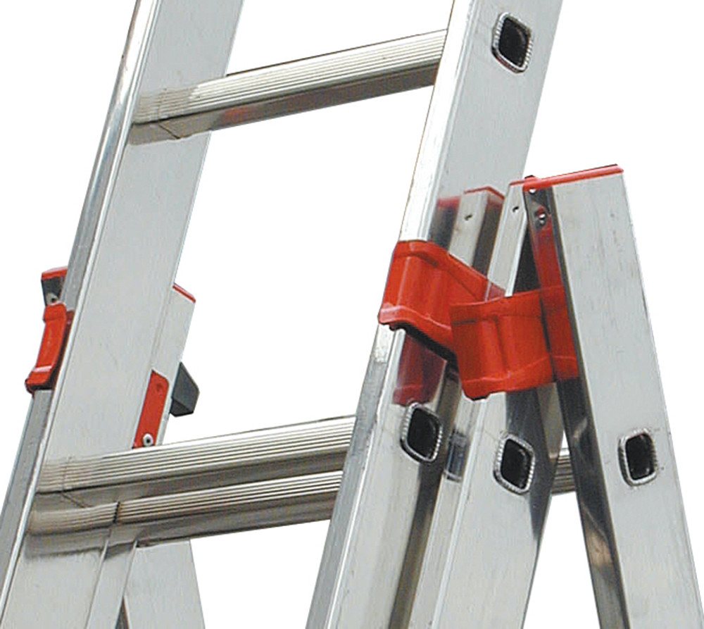 KRAUSE Vielzweckleiter Tribilo, mit Leiternspitzen, 3x9 Sprossen – Bild 5 von 5