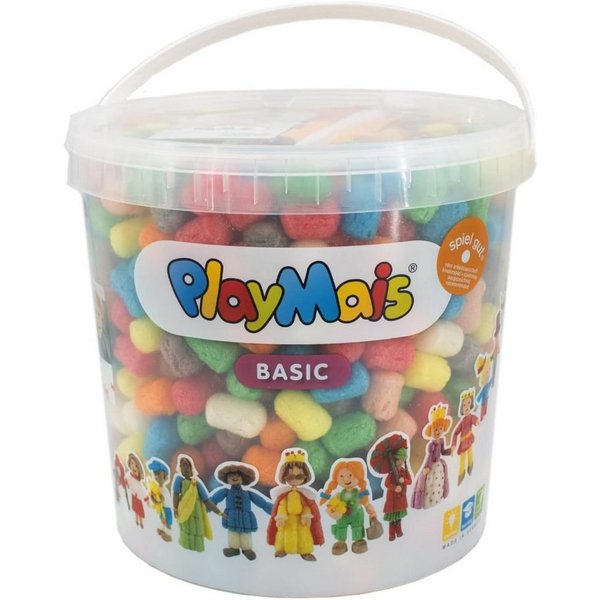 PlayMais Kreativset PlayMais BASIC 1000 (großer Eimer) - Bastelset Kreativität & Motorik