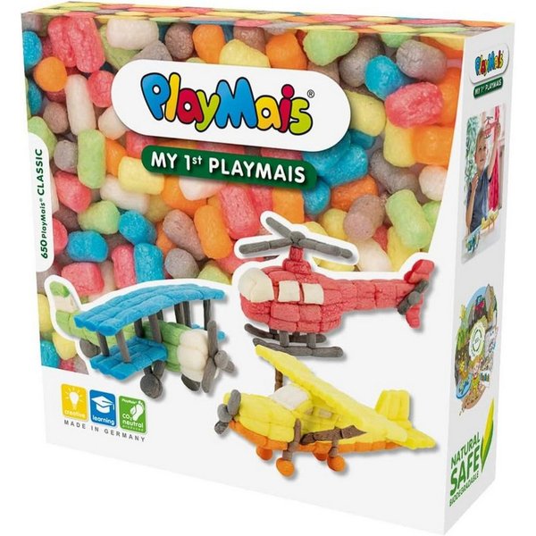 PlayMais Kreativset Playmais BASIC My 1st Flight Bastelset 650 St. Zubehör & Anleitung 3+