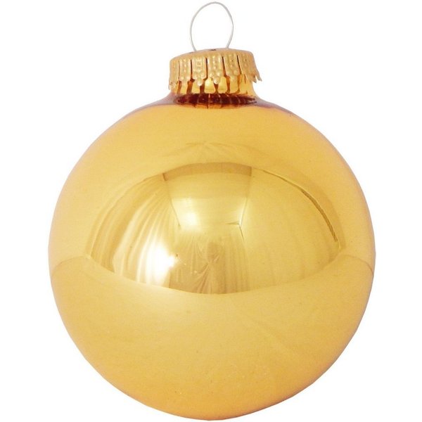 Krebs Glas Lauscha Weihnachtsbaumkugel CBK90251, Weihnachtsdeko, Christbaumschmuck, Christbaumkugeln Glas (8 St)