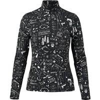 KRIMSON KLOVER Baselayer Graffiti Top, Größe M in Schwarz