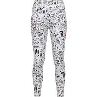 KRIMSON KLOVER Baselayer-Legging Graffiti Legging, Größe S in Weiß