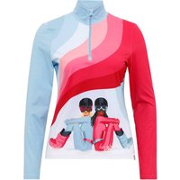 KRIMSON KLOVER Damen Pullover Ski Disco Top, Größe S in Blau