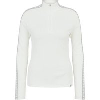KRIMSON KLOVER Damen Pullover Slalom Zip Neck, Größe L in Weiß