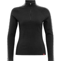 KRIMSON KLOVER Damen Pullover Slalom Zip Neck, Größe S in Schwarz