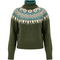 KRIMSON KLOVER Strickpullover Helena Sweater, Größe M in Grün