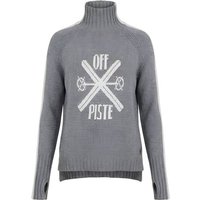 KRIMSON KLOVER Strickpullover Off-Piste Turtleneck, Größe M in Grau