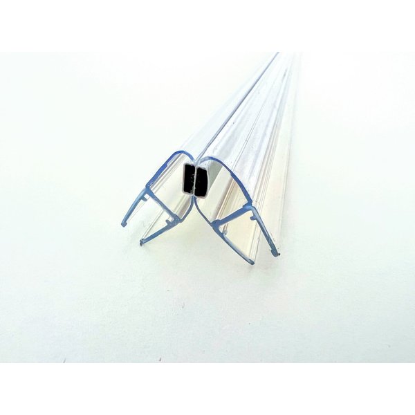 Kristhal Dusch- & Baddesign Duschdichtung Duschtür Magnetdichtung 90° (1 Paar), für 6 und 8 mm Glasdicke, L: 200 cm, individuell kürzbar