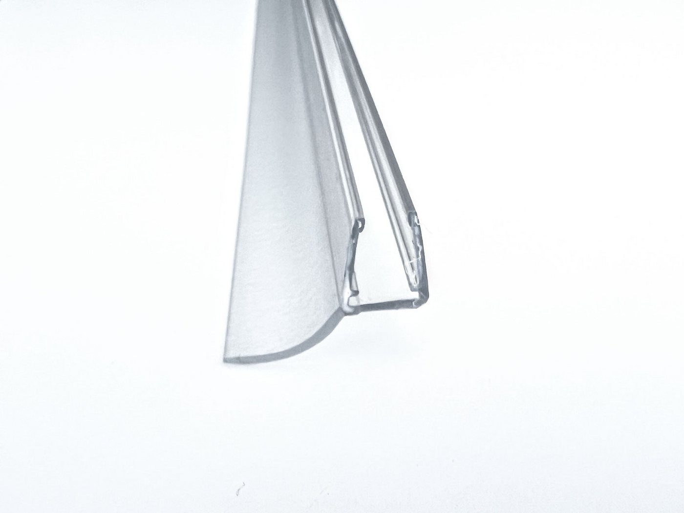 Kristhal Dusch- & Baddesign Duschdichtung Streifdichtung mit langer schräger Dichtfahne, L: 100 cm – Bild 2 von 5