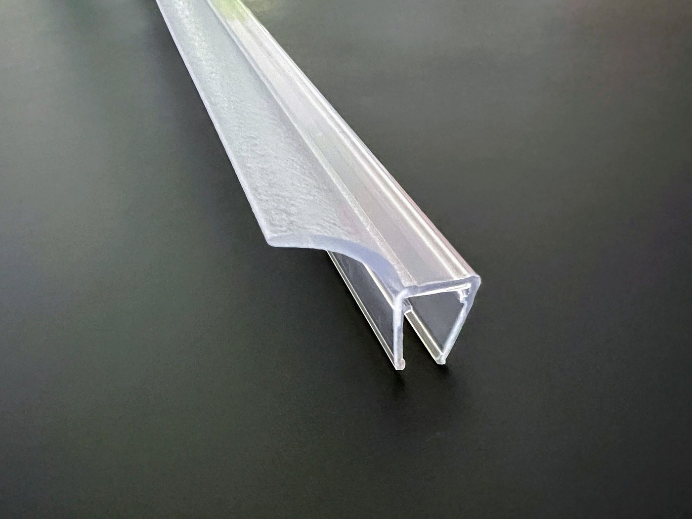 Kristhal Dusch- & Baddesign Duschdichtung Streifdichtung mit langer schräger Dichtfahne, L: 100 cm – Bild 5 von 5