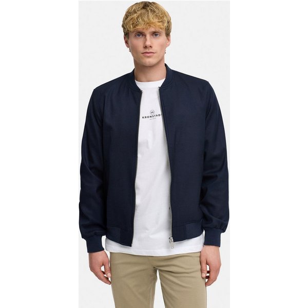 Kronstadt Bomberjacke Herren Hendrik bomber jacket Übergangsjacke mit Reißverschluss und Rippbündchen