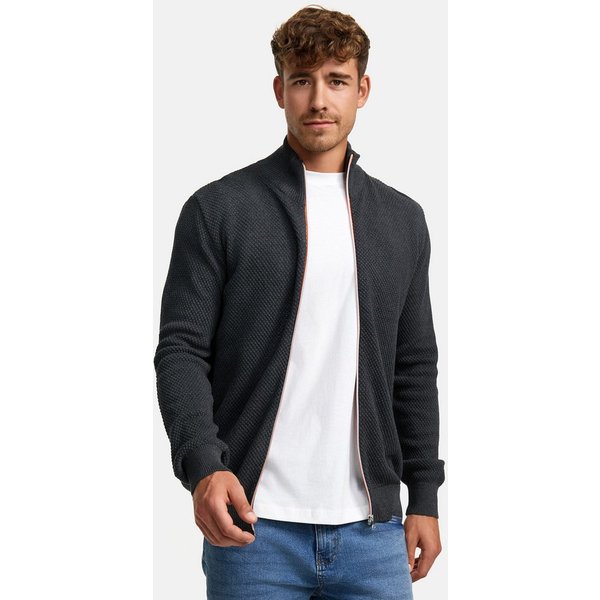 Kronstadt Strickjacke Herren KSErik Herrenstrickjacke Feinstrickjacke mit Stehkragen
