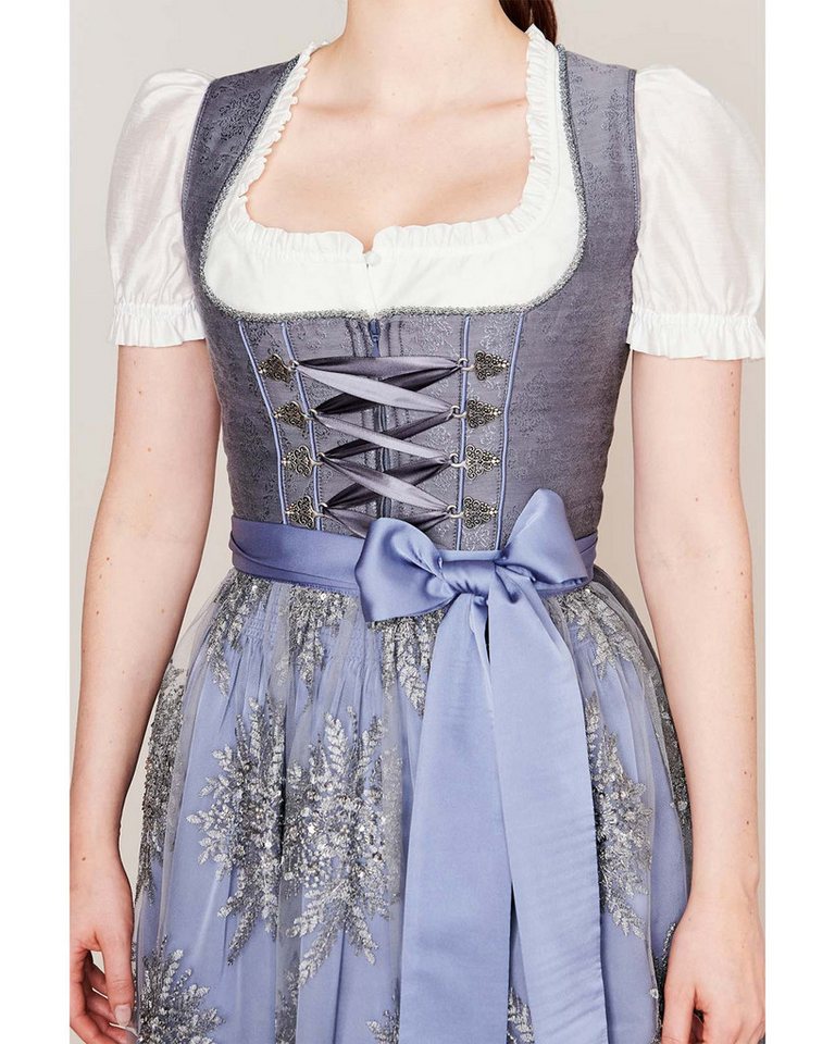 KRÜGER COLLECTION Dirndl Dirndl 'Alexandra' mit Spitzenschürze 115167, Gra – Bild 3 von 5
