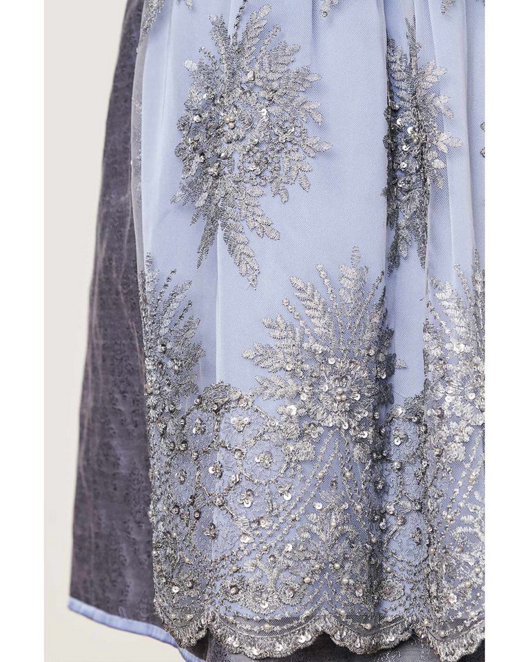 KRÜGER COLLECTION Dirndl Dirndl 'Alexandra' mit Spitzenschürze 115167, Gra – Bild 4 von 5