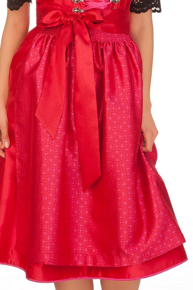 KRÜGER COLLECTION Dirndl Midi Dirndl 2tlg. - TADDEA - rot – Bild 3 von 5