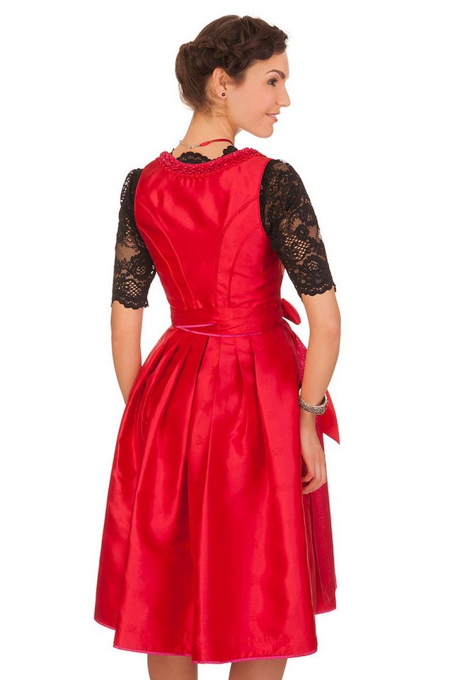 KRÜGER COLLECTION Dirndl Midi Dirndl 2tlg. - TADDEA - rot – Bild 4 von 5