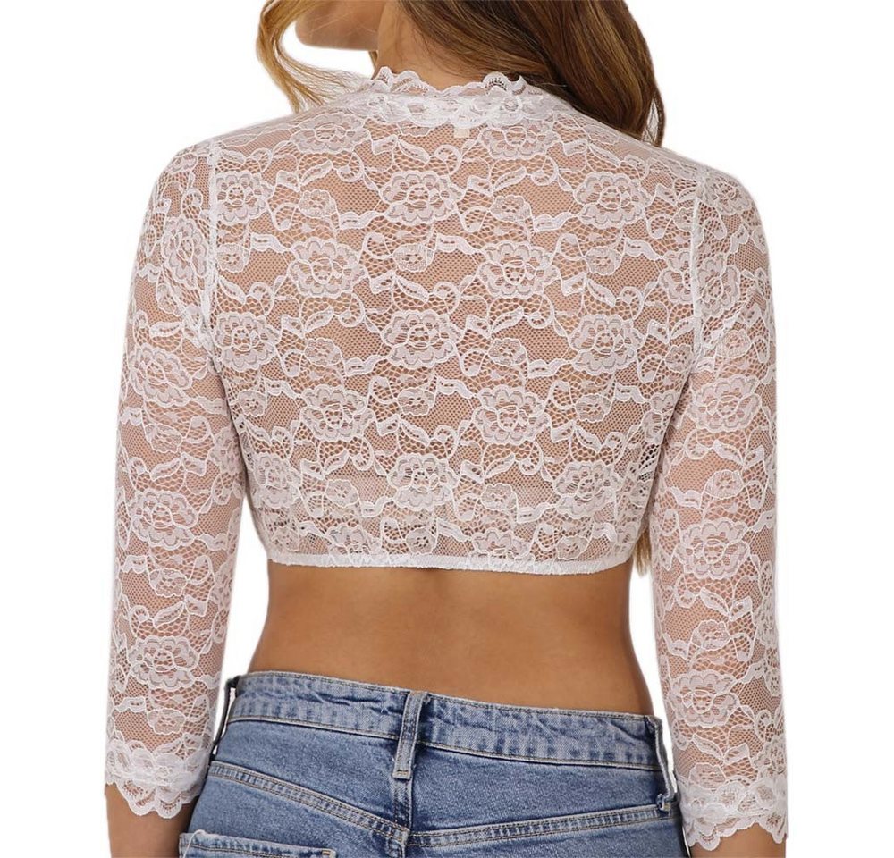 KRÜGER COLLECTION Dirndlbluse Dirndlbluse Margareta ecru – Bild 2 von 4