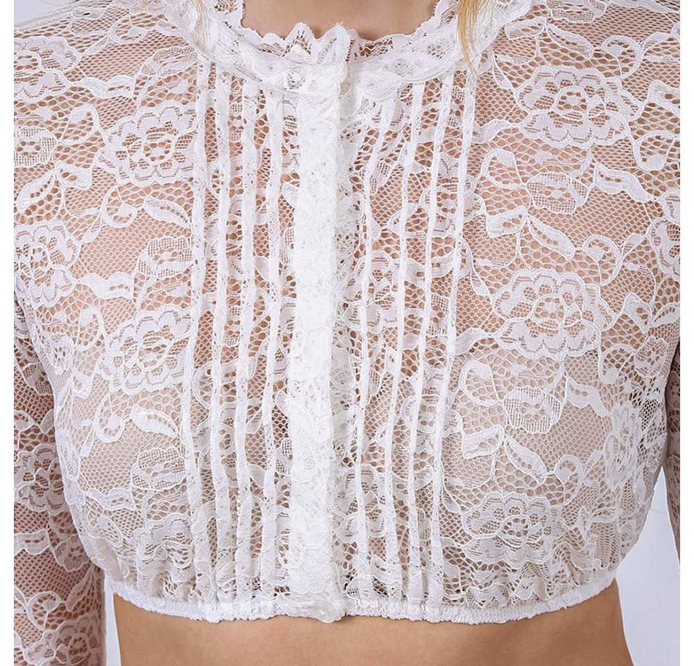 KRÜGER COLLECTION Dirndlbluse Dirndlbluse Margareta ecru – Bild 4 von 4