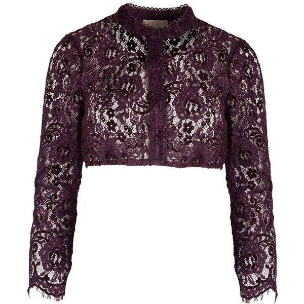 KRÜGER COLLECTION Dirndlbluse Dirndlbluse Sunna bordeaux