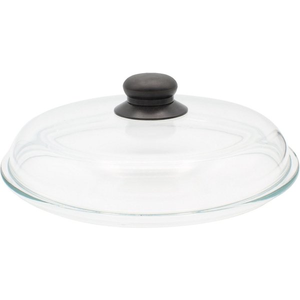 Krüger Deckel Glasdeckel Brilliant mit Kunststoffknopf, (1-tlg), hitzebeständig bis 160°C und spülmaschinengeeignet