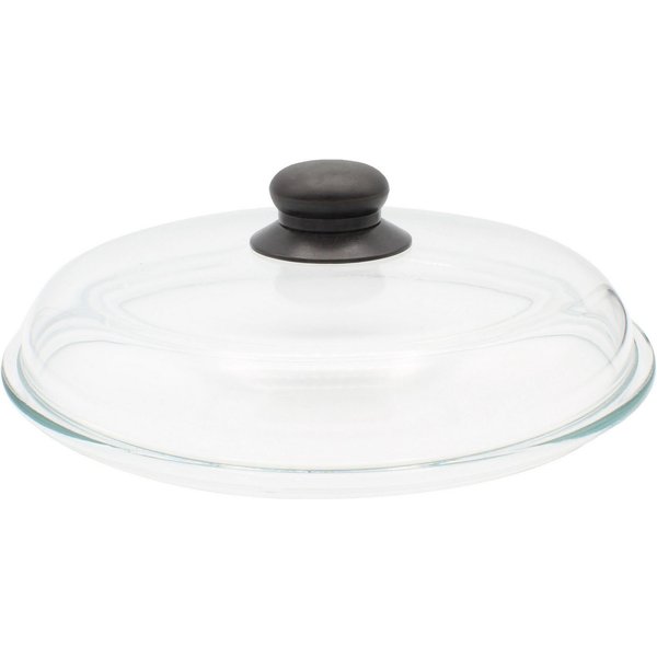 Krüger Deckel Glasdeckel Brilliant mit Kunststoffknopf, (1-tlg), hitzebeständig bis 160°C und spülmaschinengeeignet