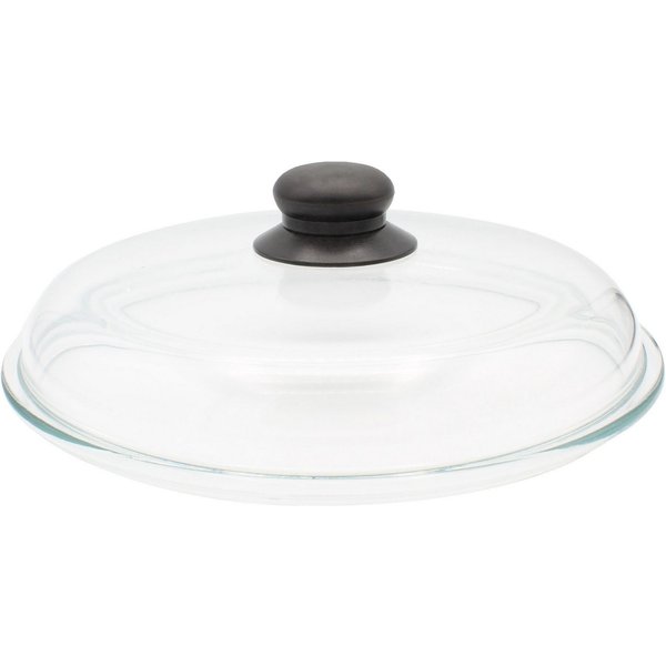 Krüger Deckel Glasdeckel Brilliant mit Kunststoffknopf, (1-tlg), hitzebeständig bis 160°C und spülmaschinengeeignet