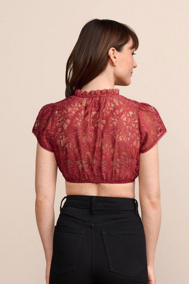 Krüger Dirndlbluse Dirndlbluse Jacira - rot – Bild 2 von 2