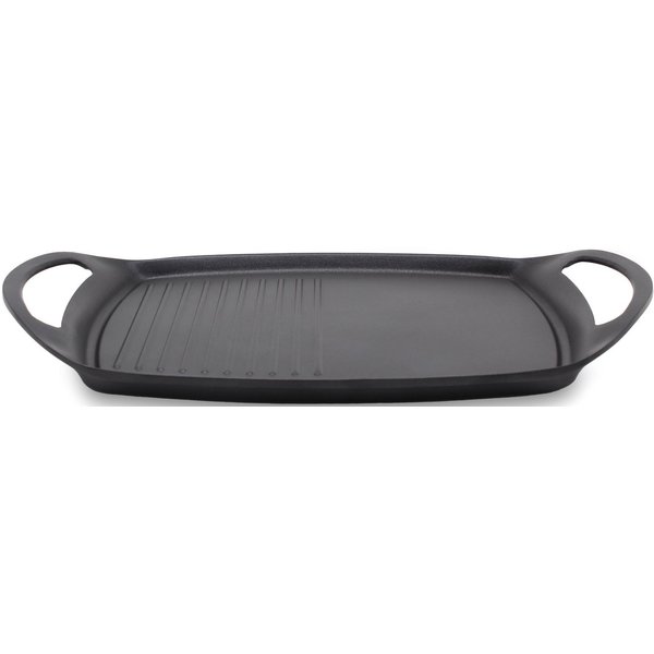 Krüger Grillplatte Delta (1-St), aus Aluminiumguss, für Induktions-Kochfelder geeignet, 47 x 29 cm