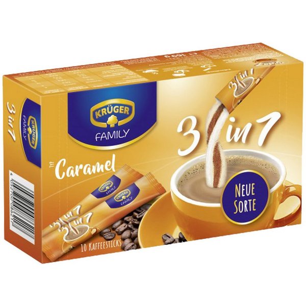 Krüger Kaffee, Krüger Family 3 in 1 Typ Caramel 169g