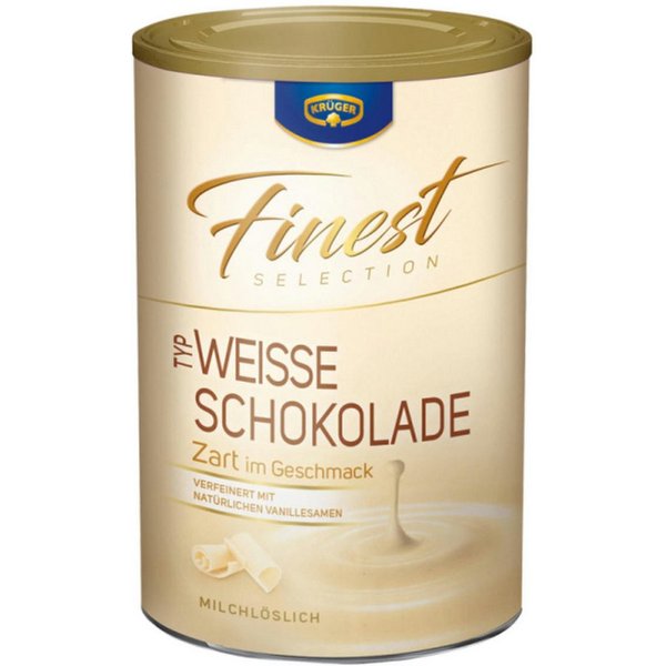 Krüger Kakao, Krüger Trinkschokolade Finest weisse Schokolade 300g