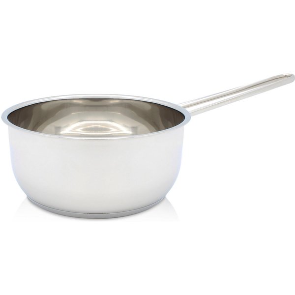 Krüger Kasserolle Saturn, Edelstahl (1-tlg), Ø 16 cm, Glasdeckel für praktisches Sichtkochen