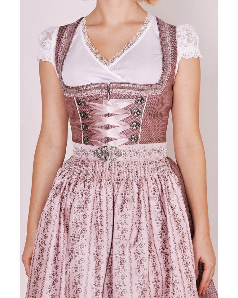 Krüger Madl Dirndl Dirndl 'Rosa' 417167, Rose 60cm – Bild 3 von 5