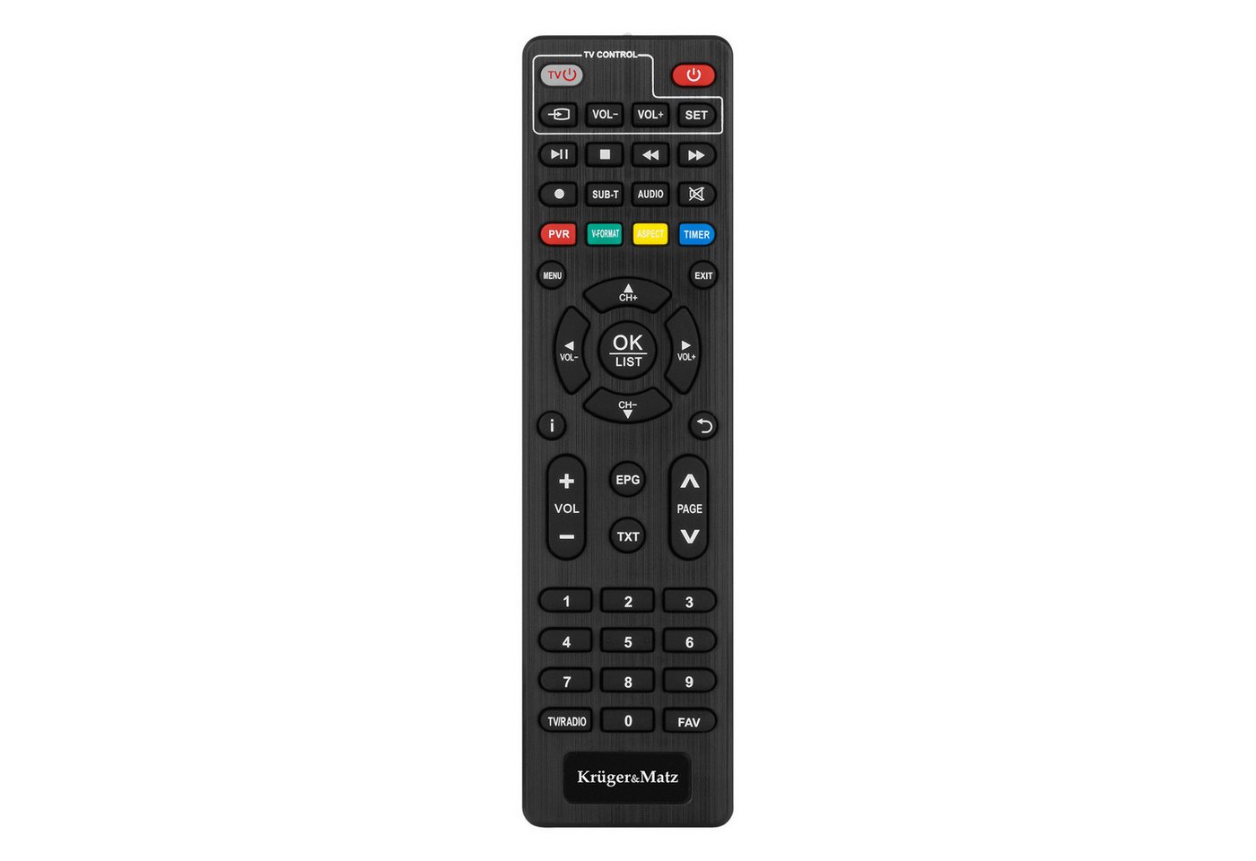 Krüger & Matz DVB-T2-Tuner mit H.265-HEVC-Decoder KM0550D DVB-T2 Receiver (7-Tage-Programmführer (EPG) – Bild 5 von 5