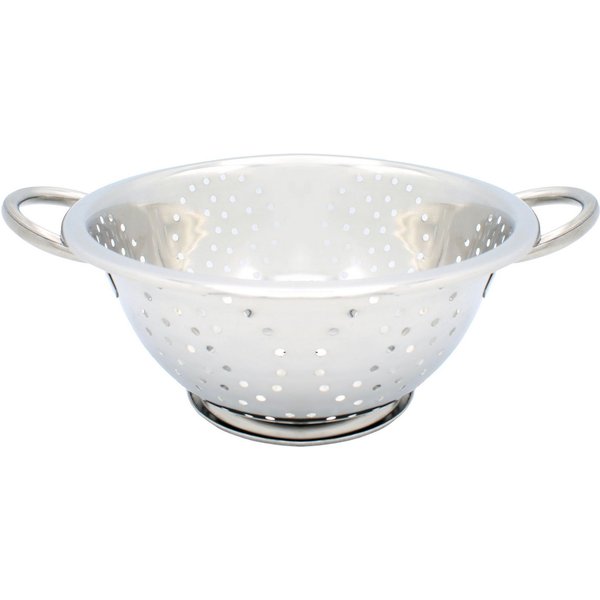 Krüger Seiher Edelstahl Standseiher glänzend poliert, Ø 24 cm, Edelstahl, (1-St), zeitloses Design und einfache Reinigung
