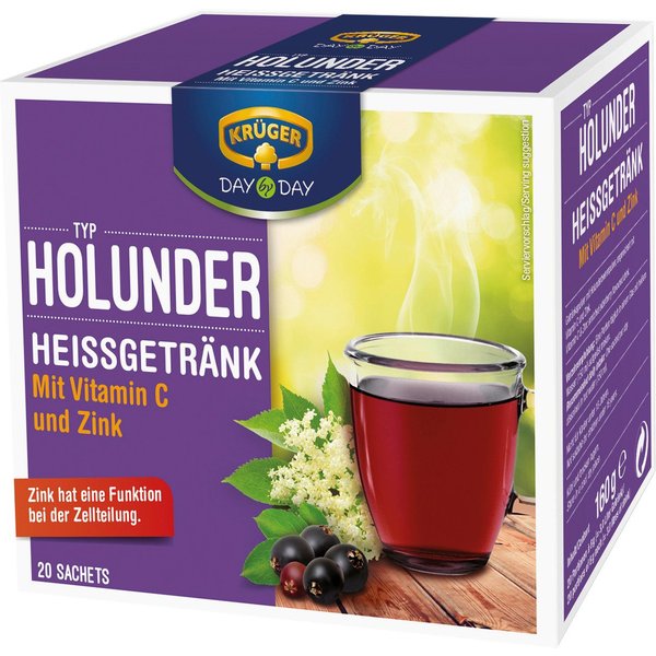 Krüger Tee, Krüger Holunder Heißgetränk 160g