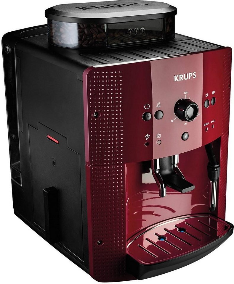 Krups Kaffeevollautomat EA8107 Arabica, 2-Tassen-Funktion, manueller Dampfdüse, 2 voreingestelle Kaffeestärken – Bild 2 von 5